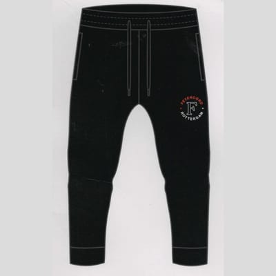 Feyenoord Joggingbroek Zwart – Maat 104/110 – Katoen/Polyester – Kinder Trainingsbroek