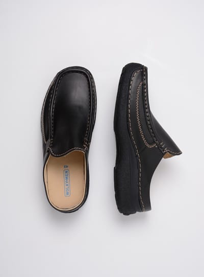Wolky Heren Comfortschoenen 09210 Roll Slide men Zwart
