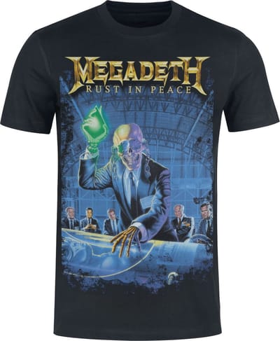 Megadeth T-shirt - Rust in peace - Heavyweight - M tot 5XL - voor Mannen - zwart
