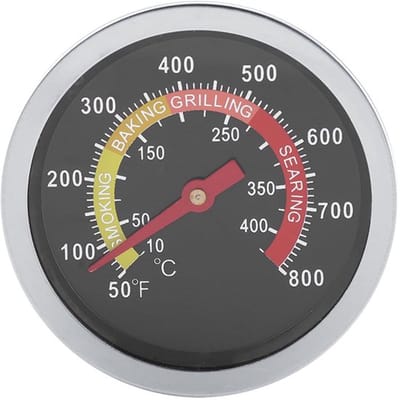Allecto - Roestvrij Stalen Grillthermometer - Analoog - Eenvoudig
