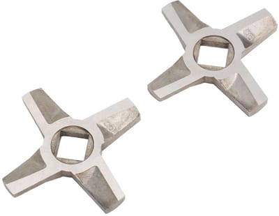 Dailygoods- Vleesmolenmes 8# - Hoogwaardig roestvrij staal - Duurzaam - Vervanging voor levensmiddelenhakmolen - Ideaal voor thuiskoken - Perfect voor hobby- en professionele koks - Vleesmes