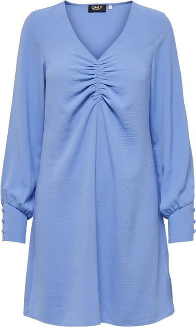 ONLY - ONLMETTE LS V-NECK DRESS WVN - Meisjes - Mini jurken