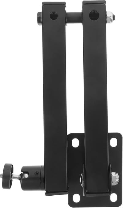 Projector Plank - Router Houder - Muur Montage - Roestvrij Staal - 40x9x8.7cm - Zwart