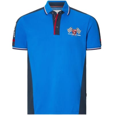 Babista herren Poloshirt - 48/50 - koningsblauw - Plus Size