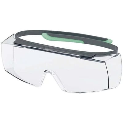 uvex super OTG planet 9169295 Veiligheidsbril Incl. UV-bescherming Grijs, Groen EN 166:2001