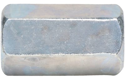 Wurth - WN 6334/DIN 6334 staal 6 verzinkt - Zeskantmoer, 3xd hoog DIN 6334, staal 6, verzinkt, blauw gepassiveerd (A2K) - x 25 st