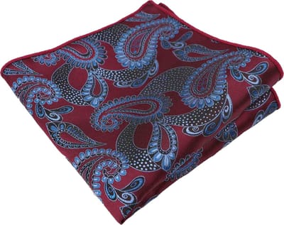 Pochet Paisley - Bordeaux - Sorprese - pochette - heren - model 8 - Cadeau