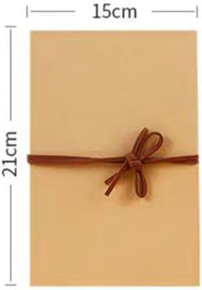 Handgemaakt DIY Fotoalbum met Zelfklevende Pagina's - 15x21cm, Kraft Papier, Perfect voor Herinneringen en Foto's