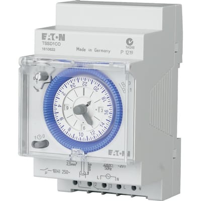 Eaton analoge tijdschakelklok 24H 1 omschakeldag synchroon - 167391 - E3K45