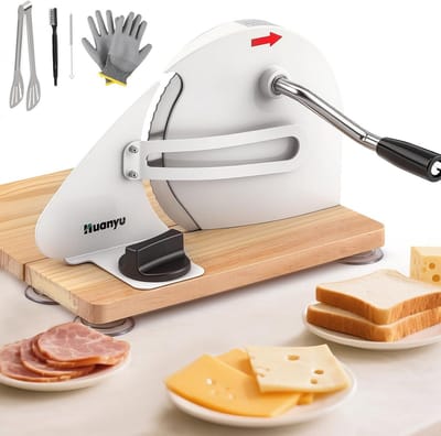 Handmatige Broodsnijmachine voor Perfect Gelijkmatige Broodplakken