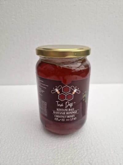 Toros Dagi - Kastanjehoning - Kastanje Honing - Honing - Pure Natuurlijke Honing - 450 gr