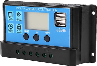 PWM Laadregelaar voor Zonnepanelen - 10A tot 60A, 12V/24V