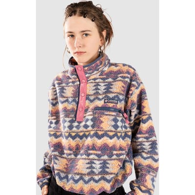 Columbia Helvetia II Printed Cropped Half Snap Half-Zip Fleece Trui