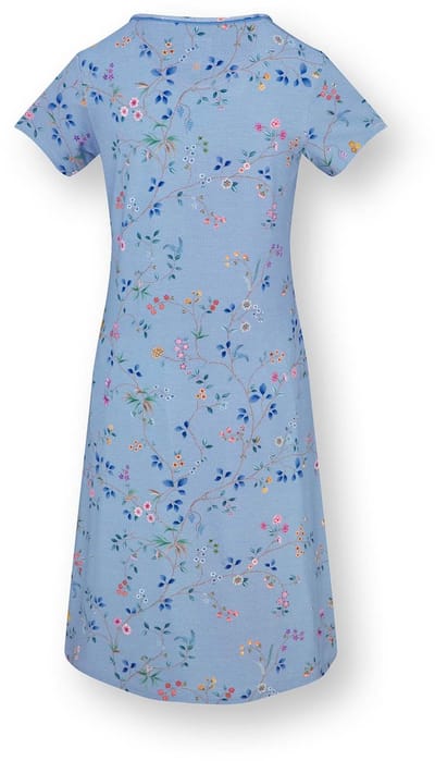Pip Studio - Daniela Nachthemd Lange Mouw Dames - Loungewear - Delhi Dreams - Blauw - M