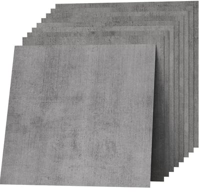 30x30cm Zelfklevende PVC Vloertegels - Steenlook Vinyl Tegels, Waterdicht & Slijtvast - Geschikt voor Woonkamer, Keuken, Badkamer, Balkon - Donkergrijs - 50 stuks (4,5 m²)