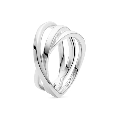Sif Jakobs Spirale Dames Ring 925 Sterling Silver - Zilver - 17.25 mm / maat 54