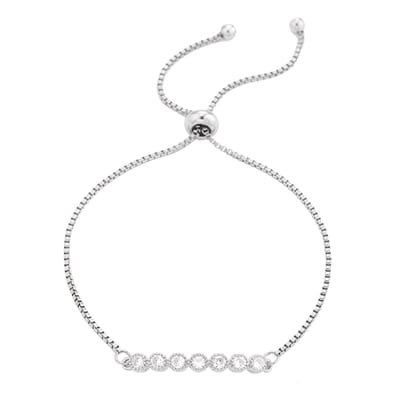 Victorious Dames Armband - Zilver - Model: Zirkonia