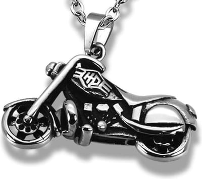 Amanto Ketting Diogo - 316L Staal - Moto - 42x24mm - 60cm