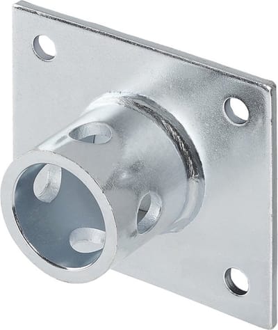 ProPlus Bevestigingsplaat voor steunpoot - kantelbaar - opschroefbaar - 100 x 115 x 4,5 mm