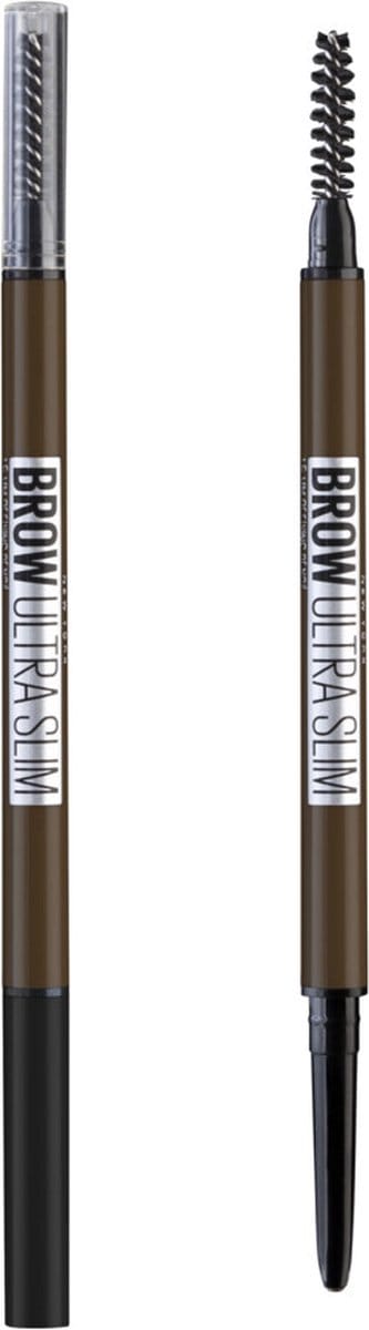 Maybelline Brow Ultra Slim Wenkbrauwpotlood 02 Soft Brown - 3 x - Voordeelverpakking