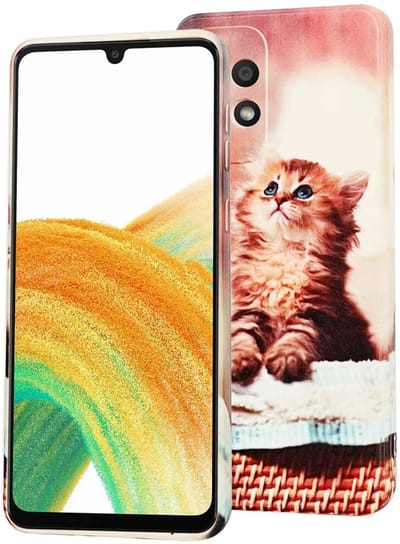 Multimedia & Accessoires TPU Back Cover Case Hoesje met Kittensprint geschikt voor Apple iPhone 16 - Bruin