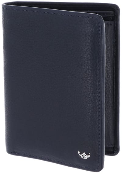 Golden Head Leren portemonnee Capri RFID Protect Kombischeintasche 1348 Blau donkerblauw