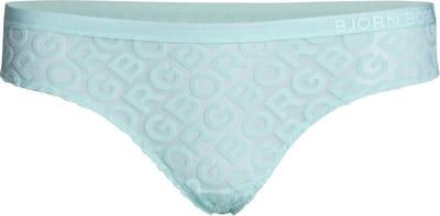 Bjorn Borg Logo Dames String-1P-Mint-Maat 34
