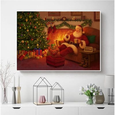 Diamant borduurwerk 5D DIY volledige vierkante diamanten schilderij landschap kruissteek kerst handgemaakte geschenken Full Square 20X30CM