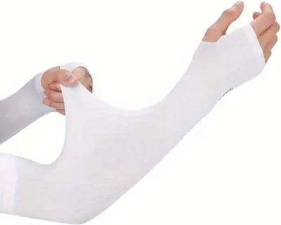 Livano Polswarmers - Armwarmers Dames - Duimopening - Armstukken - Wit