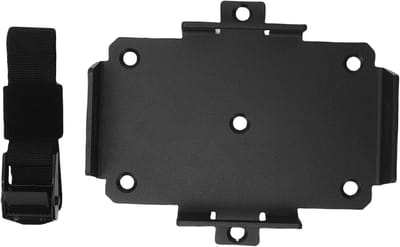 Accubak Aluminium - Batterijhouder Boot - Veilige Accu Opslag - Verstelbare Spanband - 16.5 cm - Zilver