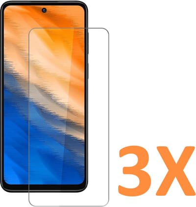 Screenprotector Glas - Tempered Glass Screen Protector Geschikt voor: Motorola MOTO G13/ G23/ G53 5G - 3x