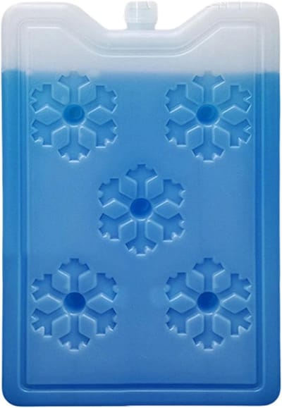 Koelelementen - Voedselveilige ijspacks - Gekoeld transport - Herbruikbaar gel - 220x145x28mm - Wit