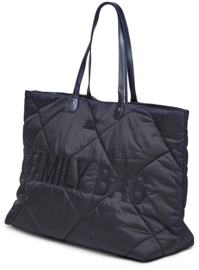 Childhome Family Bag - Luiertas - Gewatteerd - Zwart - Ruim & Waterafstotend - Verzorgingstas