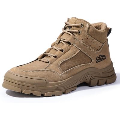 Werk Sneakers Stalen Neus Schoenen Heren Veiligheidsschoenen Lekvrije Werkschoenen Laarzen Onverwoestbare Schoenen Veiligheid 45 beige