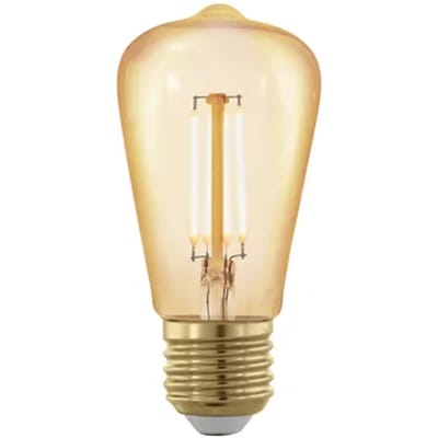 Eglo Ledfilamentlamp Edison - Amber - D4,8cm - Warm Wit - E27 - 4w