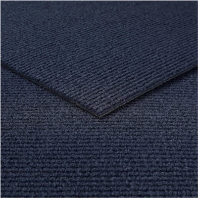 Thuys – 16 Stuks Zelfklevende Tapijttegels – 30 x 30cm – Antislip Vloertegels Donkerblauw – Zachte Tapijttegels