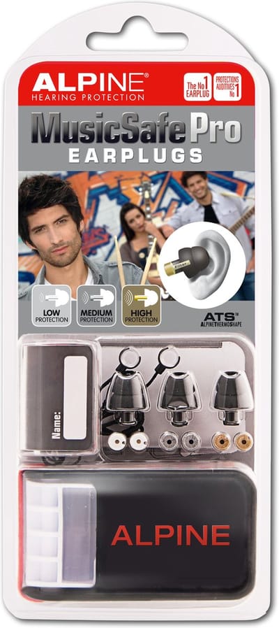 Alpine MusicSafe Pro - Muzikanten oordoppen - Gehoorbescherming - Verwisselbare filters - Transparant - 1 paar