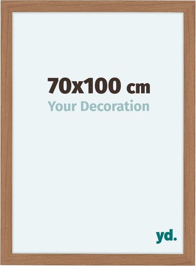 Your Decoration - Fotolijst 70x100 cm - MDF - Notenhout Licht - Como