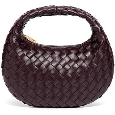 Handgedragen Geweven Tas, Trendy Ketting, Schoudertas Crossbodytas, Frisse en Veelzijdige Handtas gray