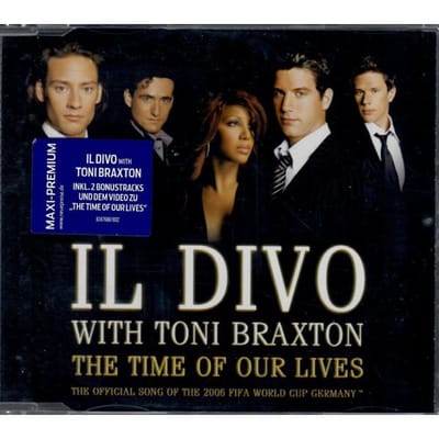 CD IL DIVO - Time of Our Lives Pt 2 82876861932 Syco Music 2006 US Pop Gebruikt brown