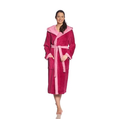 Vossen Badjas Poppy - cranberry M