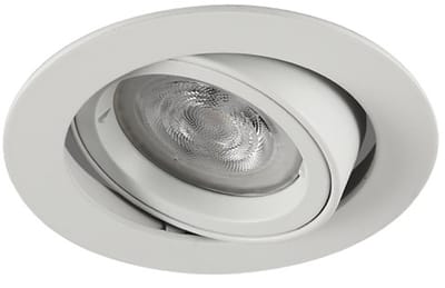 Warmglow inbouwspot Romeo -Rond Wit -Philips Warm Glow -Dimbaar -3.7W -Philips LED