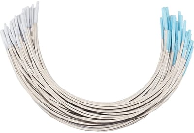 Dailygoods- Staaldraden 50 stuks - Roestvrij Staal - Vervangende Beugelonderdelen - Stevige Draad - Ondergoed Steunringen - Afmetingen 10,2 x 5,8 inch - Beugel
