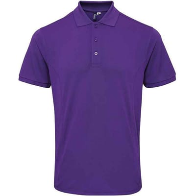 Premier Heren Coolchecker Plus Piqu Polo Shirt (Paars)