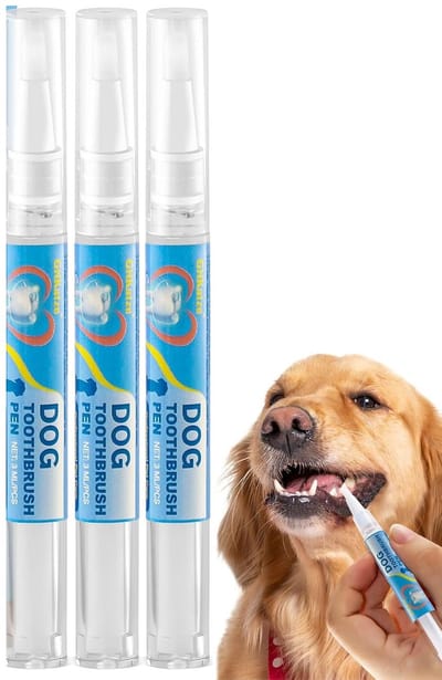 Famanu – 3-delige Tandenborstelset voor Honden en Katten – Handmatige Gebitsverzorging voor Schone Tanden en Frisse Adem bij Huisdieren