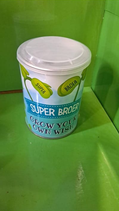 Grow your own wish, Super broer, fun, plantje
