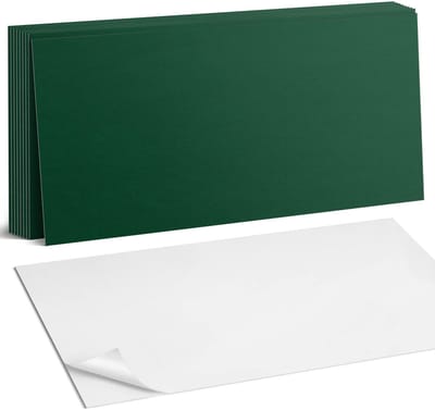 Coloray Plaktegels - Groente Zelfklevende Wandtegels - 40 cm x 20 cm - Groente Plaktegels - 10 stuks - Rechthoek PVC Tegels - Plaktegels Badkamer - Vloertegels Zelfklevend - Vinyltegels Vloer Zelfklevend - Portugese Tegels