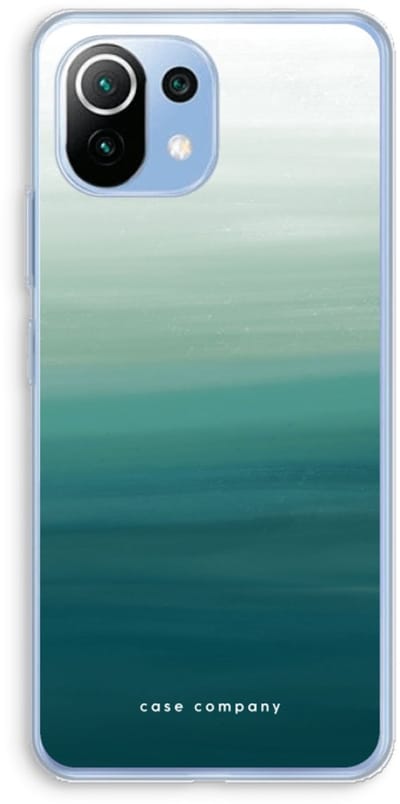 Case Company® - Hoesje geschikt voor Xiaomi Mi 11 Lite hoesje - Ocean - Soft Cover Telefoonhoesje - Bescherming aan alle Kanten en Schermrand