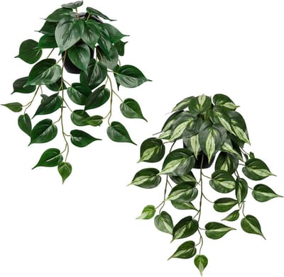 Set 2 Kunstplanten met Hangende Ranken - Decoratief Groen voor Binnen en Buiten