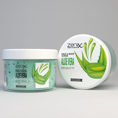 Zenix gezichtsverzorging dagelijkse scrub met aloë vera extract - 275 ml - scrub - gezichtsverzorging - natuurlijke scrub